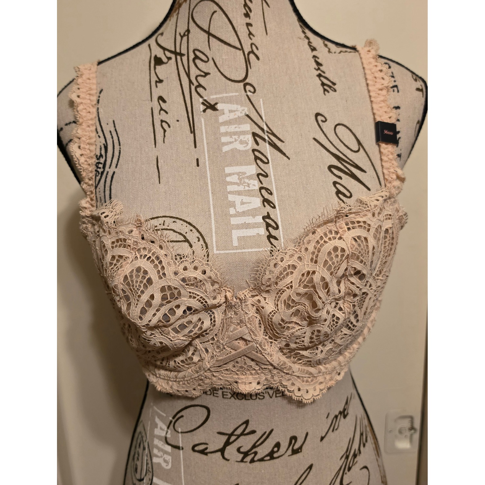 New Victoria's Secret Dream Angels Push-Up W/Out Padding Lace Bra 36dd